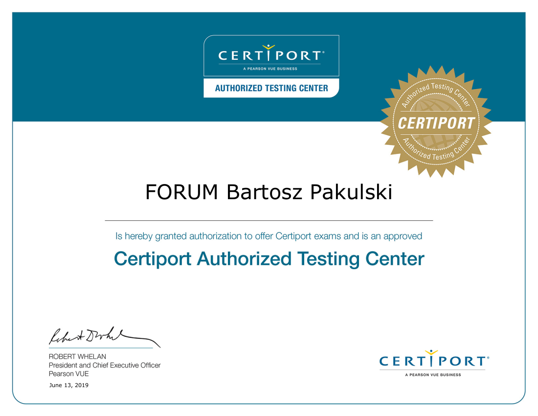 Certyfikat Forum